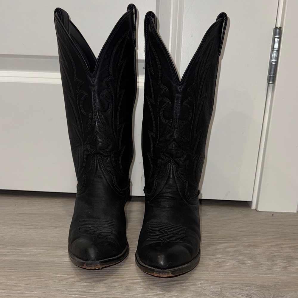 Laredo Black Western Boots